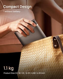 draagbare projector WiFi Bluetooth Android TV 11.0 - 400 ISO lumen - 4K autofocus - objectvermijding - schermaanpassing Mini Beamer — thumbnail 1
