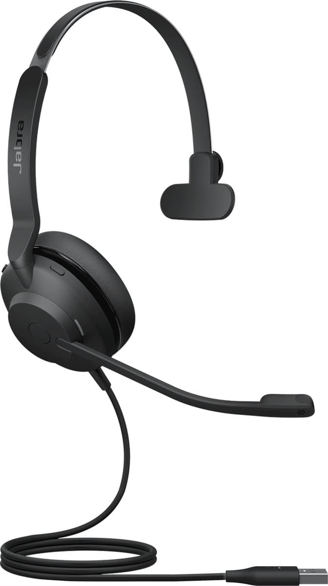 Jabra Evolve2 30 Headset Bedraad Hoofdband Kantoor/callcenter USB Type-A Zwart — afbeelding 1