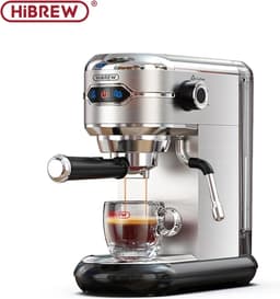 Espressomachine - Espresso - Semi Automatische Machine - Cafetera 19 Bar - Superslanke Ese Pod & Poeder En Poeder Machine - Warmwater - Melk Opschuimen - Rvs — thumbnail 1