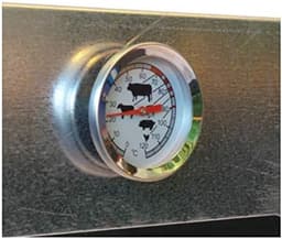 Rookoven Deluxe - Rookkkast - Inclusief Thermometer - Smoker - RVS Roosters - 35x50x90cm - Top Kwaliteit — thumbnail 3