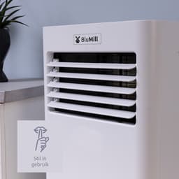 BluMill Smart Airco - Mobiele Airco - Met Wifi - 7000 BTU - Airconditioning - Geschikt voor Ontvochtiging - Inclusief Wieltjes - incl. Raamafdichting Kit — thumbnail 3