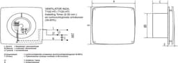 VENTILATOR INOX T120HTi Timer/Hygrostaat (Ø 120MM) — thumbnail 3