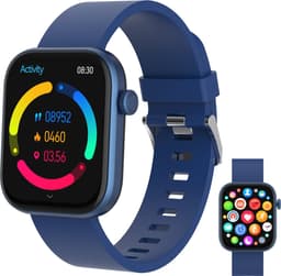 Denver Smartwatch - Android iOS - Volledige Belfunctie - Amoled Display - Sporthorloge - Hartslagmeter - Saturatiemeter - Slaapmonitor - SWC185BU — thumbnail 1