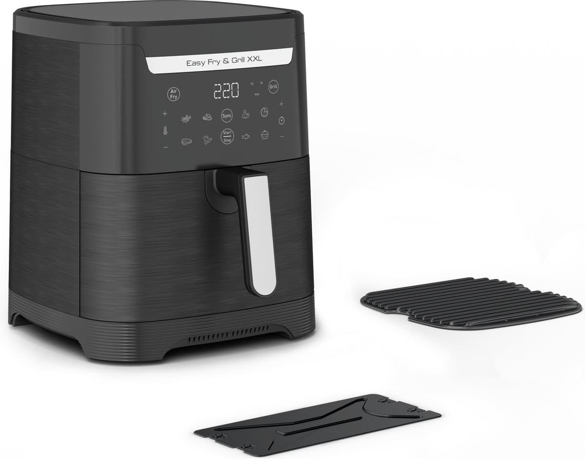 Tefal Easy Fry & Grill XXL EY8018 - 2-in-1 Airfryer & Grill - 6.5L - FlexCook - 8 Programma's - Zwart - Voor 8 Personen — afbeelding 1