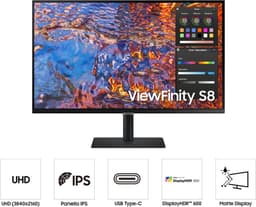 Samsung ViewFinity S8 LS32B800PXU - 4K IPS 60Hz Monitor - 32 Inch — thumbnail 5
