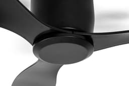 Plafondventilator - Ø132 cm - Zwart - Extra Stil: <25 dB - Ideaal voor Lage Plafonds - Plafond Ventilator — thumbnail 2