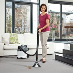 Kärcher SE 6.100 Tapijtreiniger - Sproei-extractie - 1400 W - 4 / 4 liter - Nat- en droog stofzuiger - Vliesfilterzak - Bekledingszuigmond smal — thumbnail 4