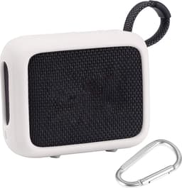 Beschermhoes geschikt voor JBL Go 4 Bluetooth Speaker - Meerdere Kleuren - Schokbestendig - Krasbestendig - Siliconen - Hoesje - Case - Bescherming - Grijs — thumbnail 1