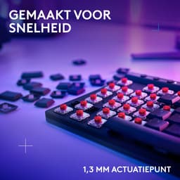 Logitech G515 Lightspeed TKL - Draadloos Gaming Toetsenbord - RGB - Qwerty US - Zwart — thumbnail 4