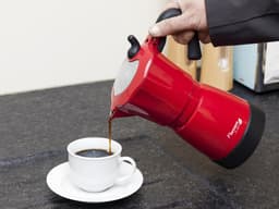Bestron Percolator - AES480 - 300 mL - 6 kopjes - Aluminium behuizing - Rood - 5 jaar garantie — thumbnail 5