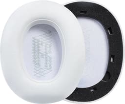 Oorkussens Geschikt Voor JBL Live 650BT NC / 660 NC - 2 Stuks - Zacht Schuim - Eiwitleer - Wit — thumbnail 2