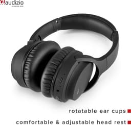 Koptelefoon draadloos - Audizio ANC110 - Bluetoooth koptelefoon met active noise cancelling (ANC) — thumbnail 4