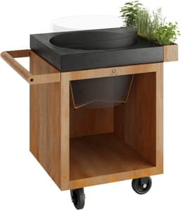 OFYR Kamado Table 65 PRO BBQ tafel - Corten - Concrete - BGE — thumbnail 4