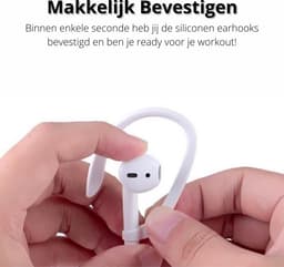 Oorhaakjes geschikt voor Airpods pro 1/2 en Airpods 3 - 2 stuks - airpods oorhaak - anti-slip oorhaakjes - earhooks - airpods anti slip — thumbnail 5