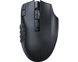 Razer Naga V2 HyperSpeed - Draadloze MMO Gaming Muis - 19 Programeerbare Knoppen - 30.000DPI - Zwart