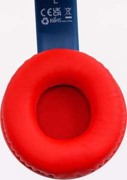 PowerLocus PLED Draadloze Koptelefoon Over-Ear voor Kinderen - LED lampjes - met Microfoon - Micro SD poort - Blauw/Rood — thumbnail 4