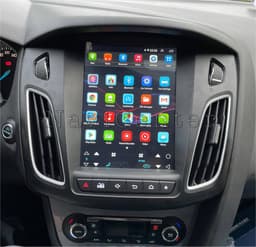 Navigatiesysteem auto met scherm - autoradio geschikt voor CarPlay en Android auto - bluetooth radio - geschikt voor Ford Focus 2011-2019 — thumbnail 2