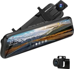 Spiegeldashcam met Parkeerbewaking en Videorecorder - Full HD Kwaliteit - Eenvoudige Installatie - Nachtzicht - Bewaak je Auto met Gemak — thumbnail 1