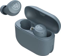JLab Go Pop Draadloze Oordopjes - Bluetooth Oortjes Draadloos - 35 uur Batterijduur - Be Aware Audio - Met Microfoon - Geschikt voor Android en Apple - Ijzerblauw — thumbnail 2