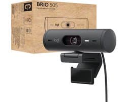 Logitech Brio 505 webcam 4 MP 1920 x 1080 Pixels USB Zwart