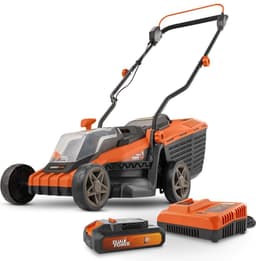Dual Power Accu-grasmaaier POWDPGLWS1 - 20 V, 340 mm Ø grasmaaier, met accu en lader, met 30 L grasopvangbak en achteruitworp — thumbnail 1