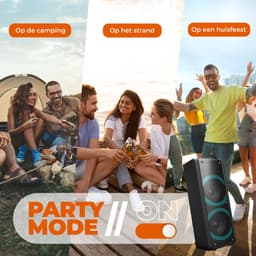 Denver Bluetooth Speaker Party Box - Discolichten - Partybox - Incl. Microfoon - BPS352 — thumbnail 5