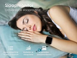 Voltic® Smartwatch Zwart - Dames & Heren Sporthorloge - Android & iOS - Waterdicht Horloge - Sport & Gezondheidstracker - 47mm — thumbnail 2