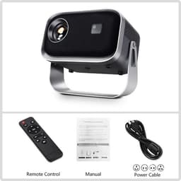 Overeem products mini beamer - thuisbioscoop - 4k beeldkwaliteit - wifi - met afstandbediening — thumbnail 1