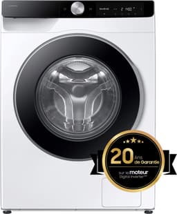 Samsung WW90DG6U85LKU3 vrijstaande wasmachine - 9 kg capaciteit - 1400 tpm centrifugeersnelheid - Ecobubble-technologie - zilveren afwerking — thumbnail 5