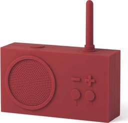 Lexon Tykho 3 FM badkamerradio Donkerrood - Bluetoothspeaker — thumbnail 1