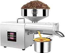 Automatische machine voor oliepers, commerciële olie-extractor, voor kokosnoot, olijfzaad, linnen, pinda, ricinus, hennep, knoopzaad, kanula, sesam — thumbnail 1