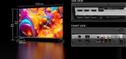 Google Smart TV | TeeView QLED TV 55 inch | 4K Ultra HD | Frameless Design | in Eindhoven geassembleerd | TV55QQG-EU — thumbnail 4