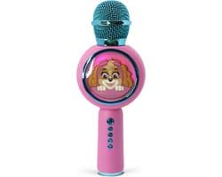 Paw Patrol Skye - draadloze karaoke microfoon voor kinderen - oplichtend LED display - speaker - met stemeffecten