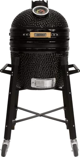 Patton Premium Kamado 15" met Verrijdbaar Onderstel - Medium - Ø33,5 cm - Zwart — thumbnail 1