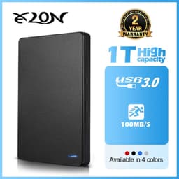 Externe Harde schijf 1 TB - Ultra Dun - HDD geheugen - Harde schijf 1 TB - Externe - Blauw — thumbnail 4