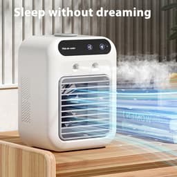 Draagbare luchtkoeler - Mini airconditioner USB ventilator voor slaapkamer — thumbnail 4
