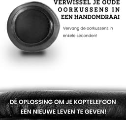 Somstyle Oorkussens Geschikt Voor Jabra Pro 920 - 2 Stuks - Zacht Schuim - Eiwitleer - Zwart — thumbnail 4