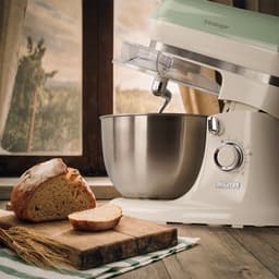 Ariete 1588/04 - Vintage keukenmachine - 5.5 liter - 3 accessoires - 2400 Watt - 7 snelheden - Groen — thumbnail 5