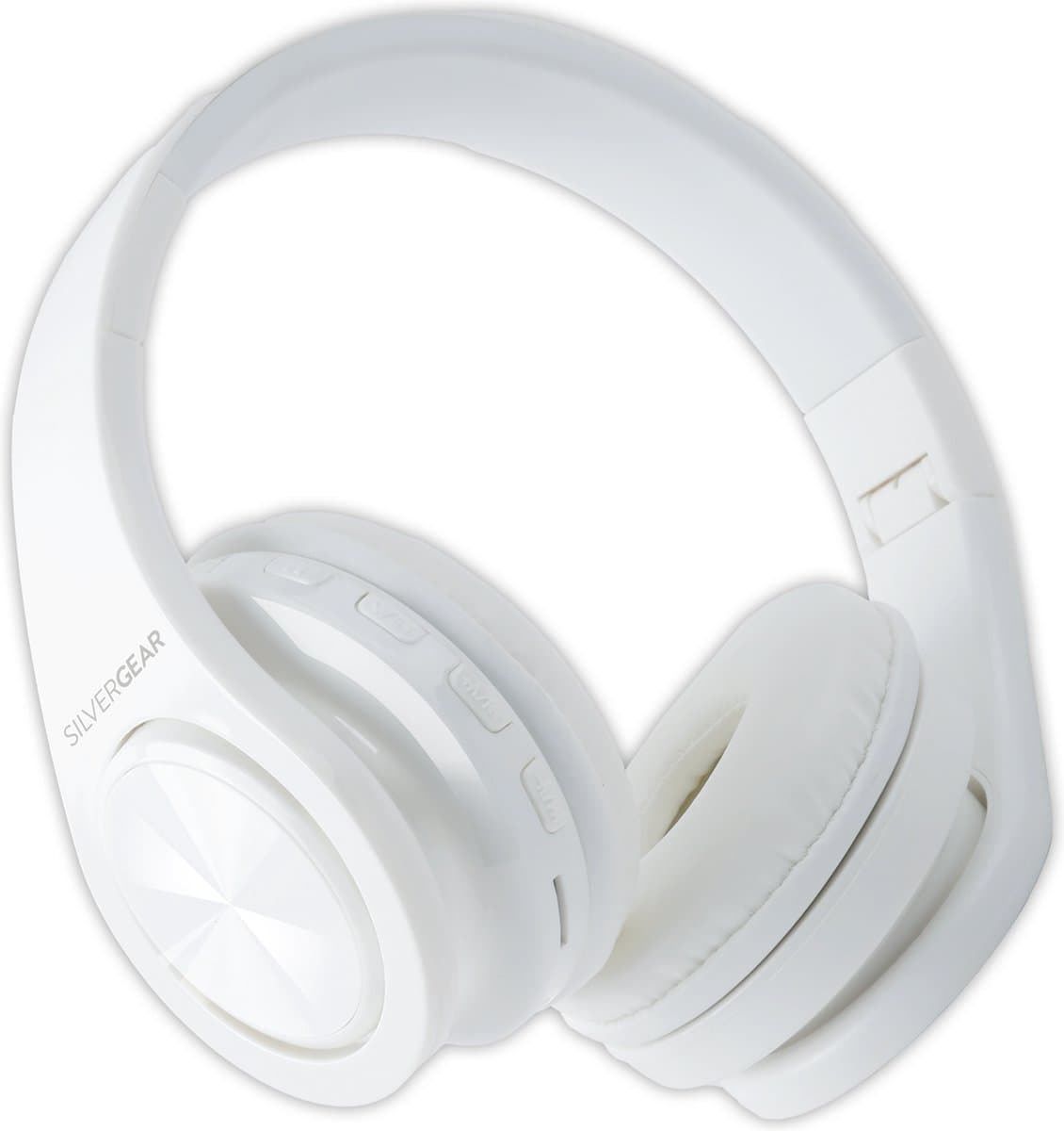 Silvergear Hoofdtelefoon Draadloos - Over Ear Koptelefoon - Headphones Bluetooth - 10 Uur - Wit — afbeelding 1