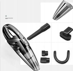 Kruimeldief Snoerloos - Kruimelzuiger - voor Nat en Droog - Autostofzuiger - Dierenharen - ZwartKruimeldief - Nat en Droog - Stofzuiger Zonder Zak - 6000PA - USB Oplaadbaar - Stofzuiger - Met - Stofzuigerm — thumbnail 2