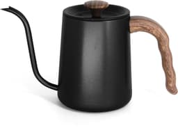 House of Husk Slow Coffee Ketel - Pour Over Kettle - Gooseneck kettle - Heet Water Ketel - Coffeemaker - RVS - Cafetière - 600 ml - Zwart — thumbnail 1