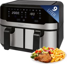 ProfiCook FR 1242 H - Dubbele Heteluchtfriteuse - Airfryer - 2x4,5 liter - 2400W — thumbnail 1