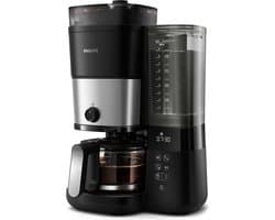 Philips Filter-koffiezetapparaat HD7888/01 - All-in-1 Brew - Met Filter en Molen - Voor Bonen - Instelbare Grofheid - Met LED Scherm - Zwart