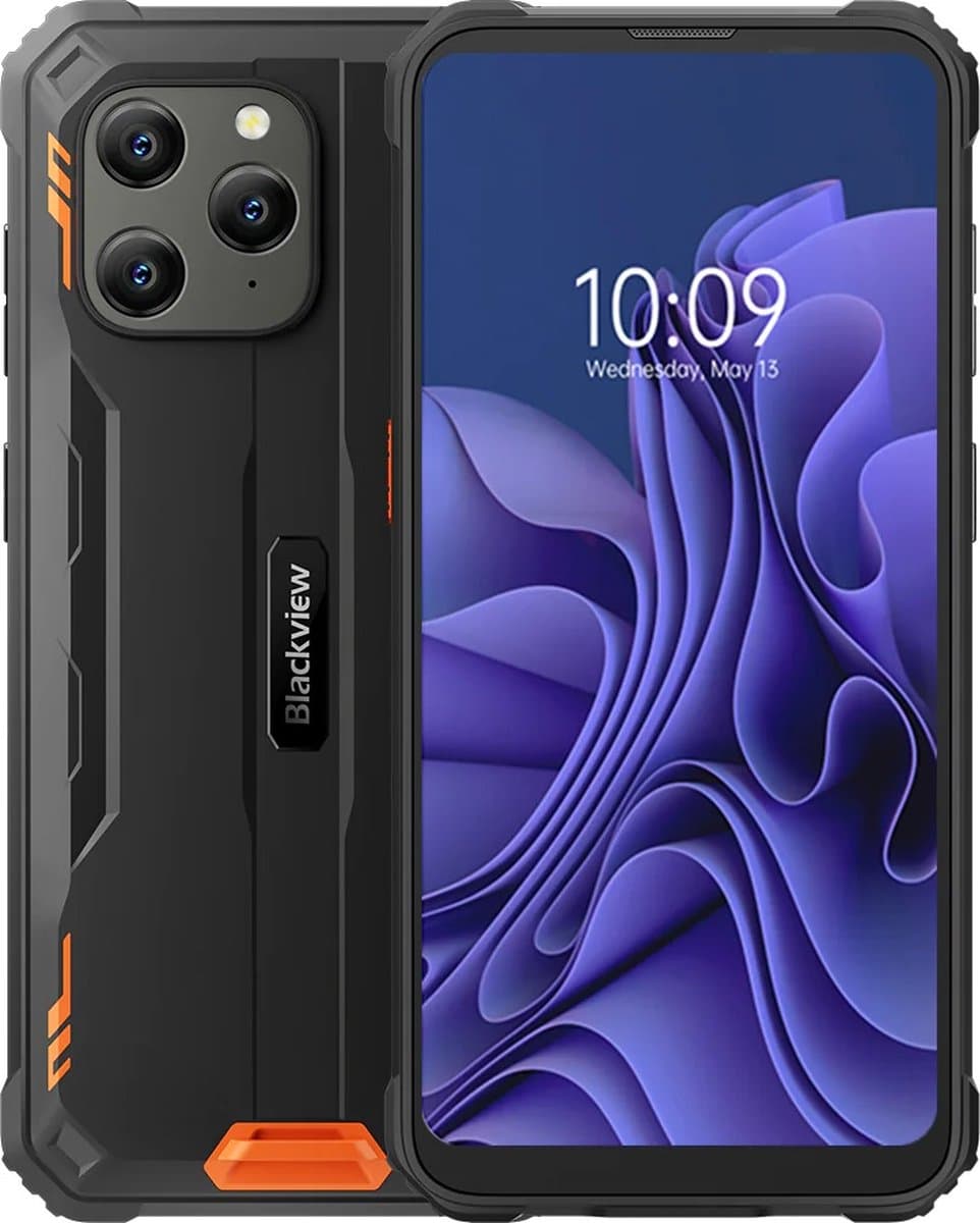 Blackview BV9300 Pro - Robuuste Smartphone - 16GB - 512GB - 6,1 inch - Android 14 - 4G Dual SIM - IP68 Waterdicht - Oranje — afbeelding 1