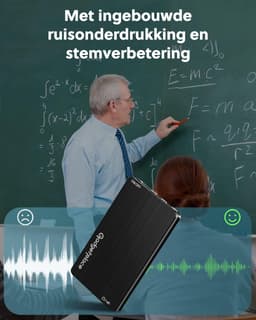 Gadgetplace Mini Afluisterapparatuur - 80 uur opnemen - Spy recorder - Afluisterapparaat - Voice Recorder Digitaal - Dictafoon — thumbnail 2