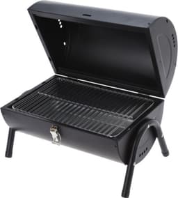 Houtskoolbarbecue - Cilindervorm - Tafelmodel - Mat Zwart — thumbnail 1