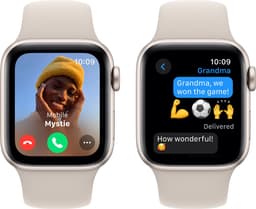 Apple Watch SE 2023 - 40mm - Starlight Aluminium Case with Starlight Sport Band - S/M — thumbnail 3