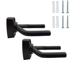 Twee stuks - Dubbel pack - Gitaar Wandbeugel – Muurbeugel – Gitaar standaard – Hanger – Haak – Wandsteun - Guitar Stand – Viool – Basgitaar - Ukelele - muurhaak