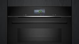 Siemens CM736G1B1 - iQ700 - Compacte Inbouw bakoven met magnetron - 60 cm x 45 cm - Air Fry-functie: voor perfect en gezonde gefrituurde gerechten - Home Connect - Eenvoudige reiniging — thumbnail 4