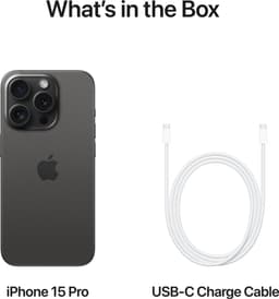 Apple iPhone 15 Pro - 256GB - Zwart Titanium — thumbnail 5